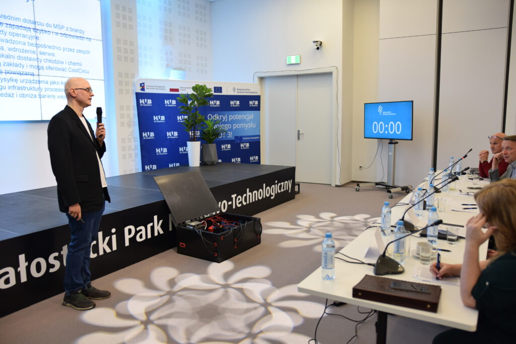 Maciej Jan Siedlecki, Prezes Siedlecki Engineering Technology And Production Sp. z o.o na Demo Day 3 Hub of Talents 3